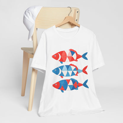 Patriotic Fish T-Shirt Unisex