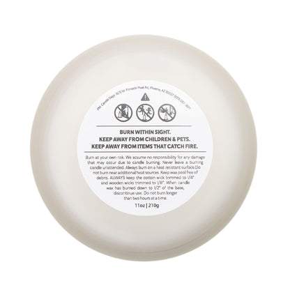 Frosted Glass Candle with Floral Design – "Let That Shit Go" – Relaxing Gift for Self-Care, Home Decor, Aromatherapy, Spa