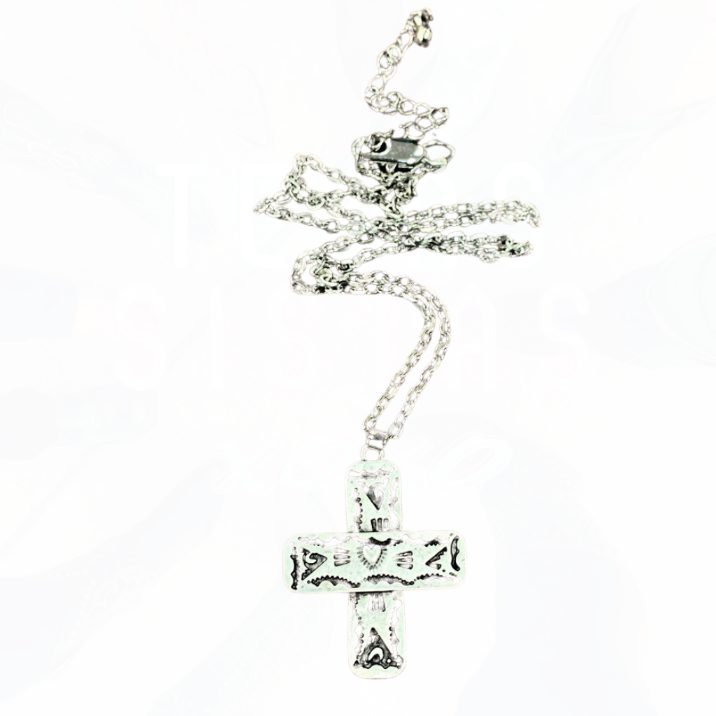 Aztec Cross Necklace