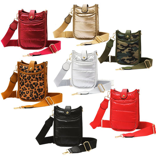 Super Cute Puffy Guitar Strap Crossbody Bag - Lots of Colors