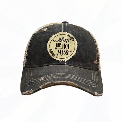 Bless THIS HOT Mess Trucker Hat - 10 Colors
