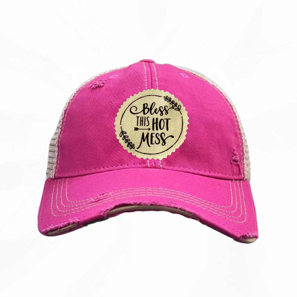 Bless THIS HOT Mess Trucker Hat - 10 Colors