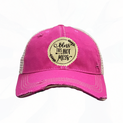 Bless THIS HOT Mess Trucker Hat - 10 Colors