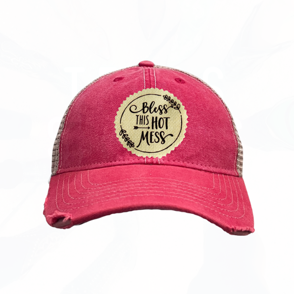 Bless THIS HOT Mess Trucker Hat - 10 Colors