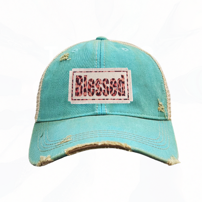 Leopard Blessed Trucker Hat - 8 Colors