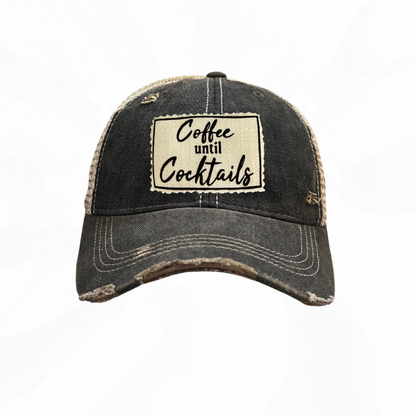 Coffee Until Cocktails Trucker Hats - 8 Colors