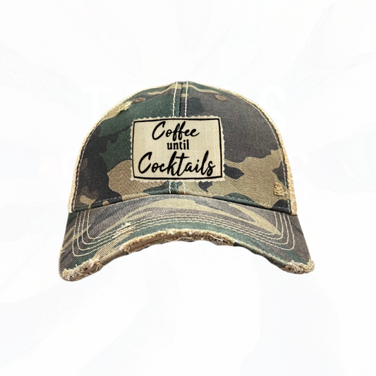 Coffee Until Cocktails Trucker Hats - 8 Colors