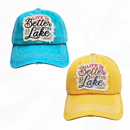 Life is Better at the LAKE Hats