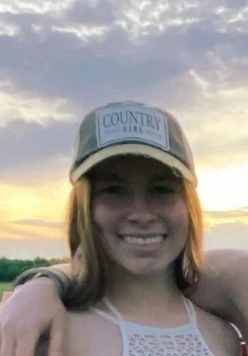 Country Girl Distressed Trucker Hat