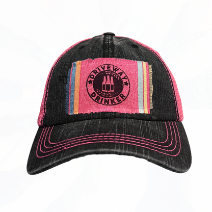 Driveway Drinker Patch Trucker Hat - Lots of colors