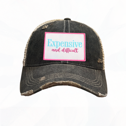 Expensive and Difficult Patch Trucker HAT