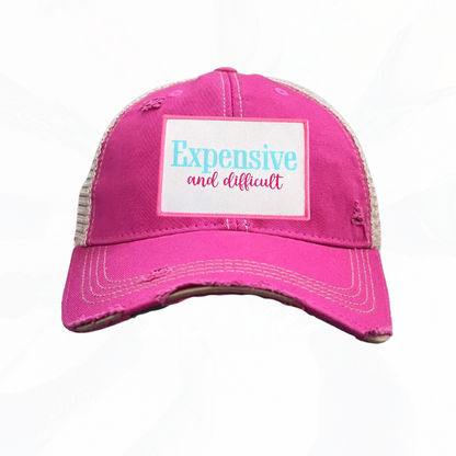 Expensive and Difficult Patch Trucker HAT