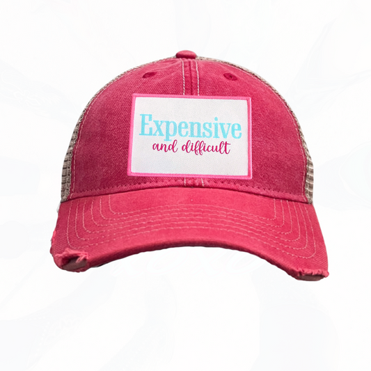 Expensive and Difficult Patch Trucker HAT