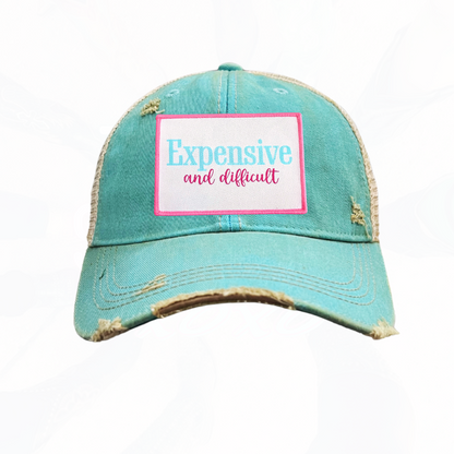 Expensive and Difficult Patch Trucker HAT