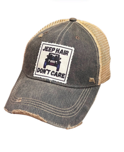 JEEP HAIR DONT CARE Trucker Hat