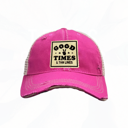 GOOD Times & Tan Lines Trucker Hats - 6 Colors