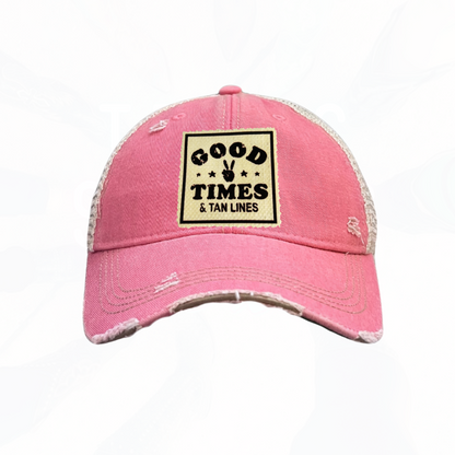 GOOD Times & Tan Lines Trucker Hats - 6 Colors