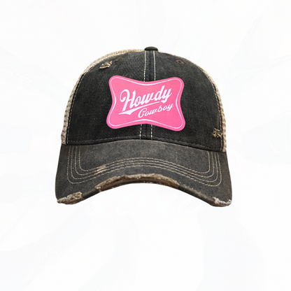 Howdy Cowboy Trucker HAT