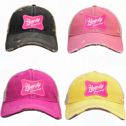 Howdy Cowboy Trucker HAT