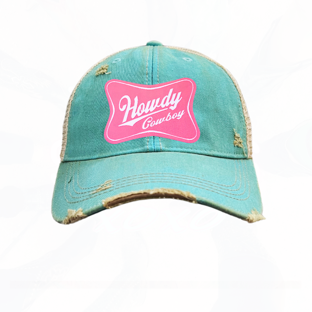 Howdy Cowboy Trucker HAT