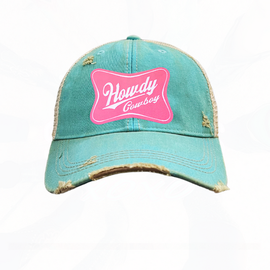 Howdy Cowboy Trucker HAT