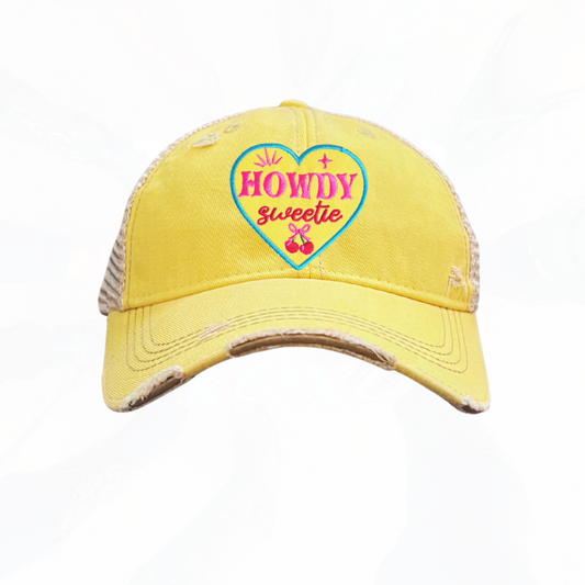 HOWDY Sweetie Cherries Trucker Hat - 5 Colors