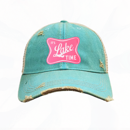 It's Lake Time Trucker HAT