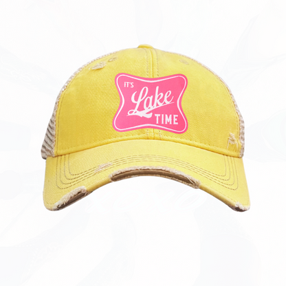 It's Lake Time Trucker HAT