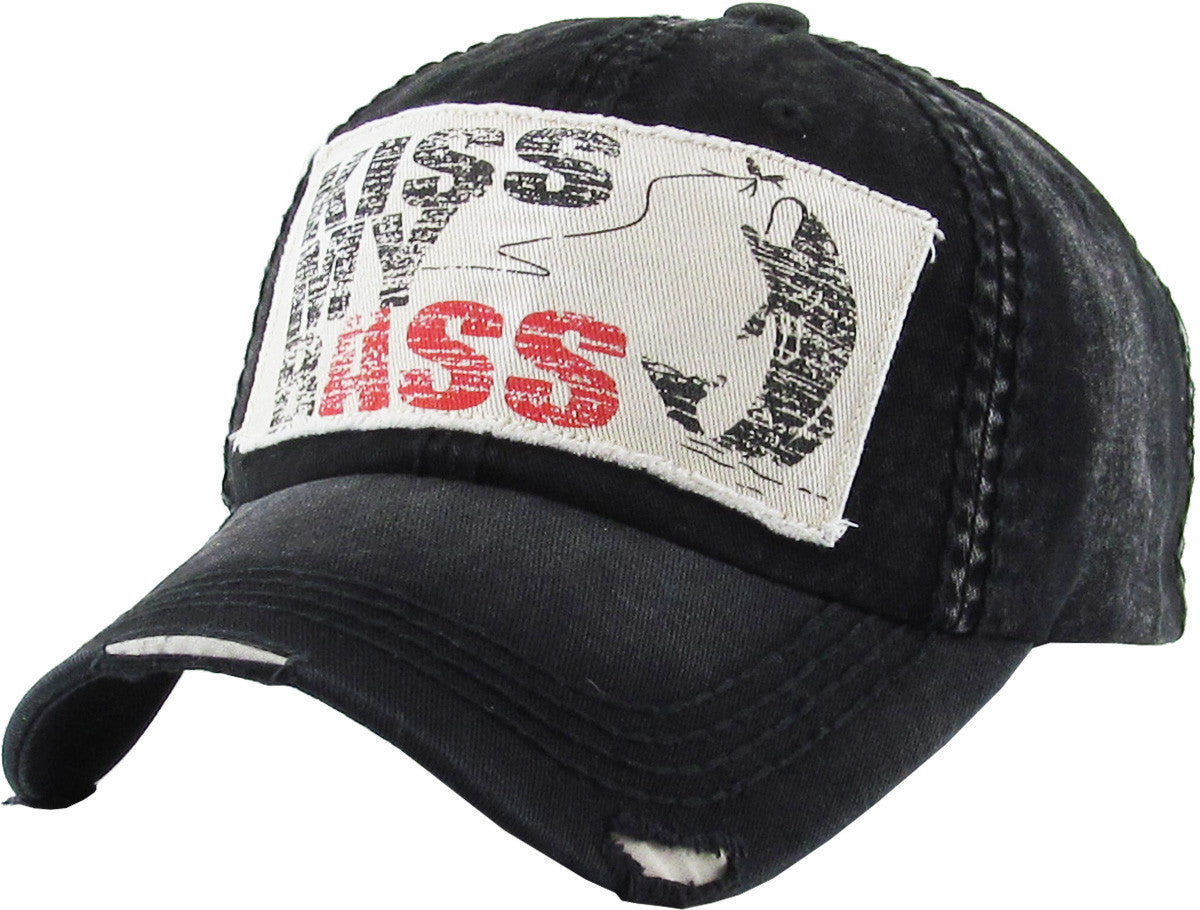 Kiss My Bass Hat Fishing Hat - 2 Colors