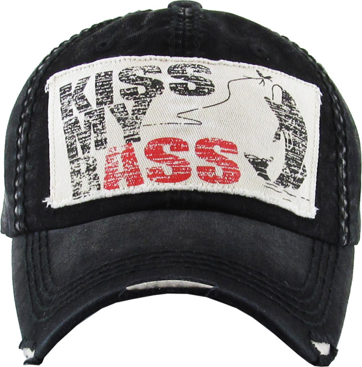 Kiss My Bass Hat Fishing Hat - 2 Colors
