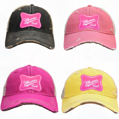 Mama Tried Pink Patch Trucker HAT