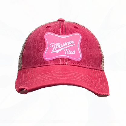 Mama Tried Pink Patch Trucker HAT