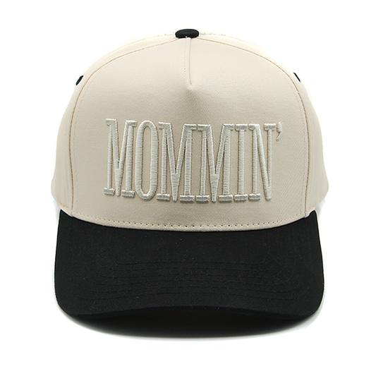 MOMMIN' CC Print Stitched Hat