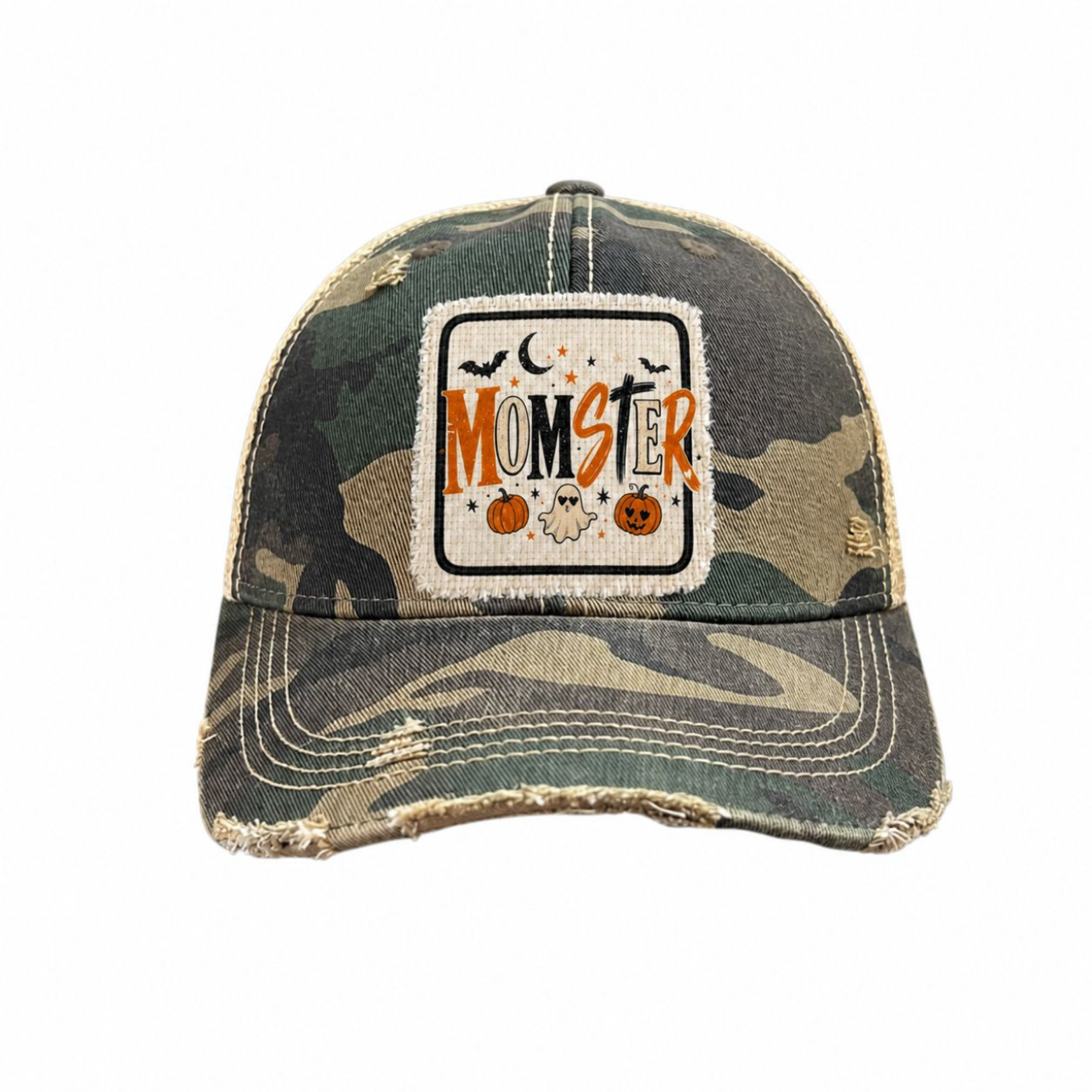MOMSTER Halloween Patch Trucker Hats - Lots of colors