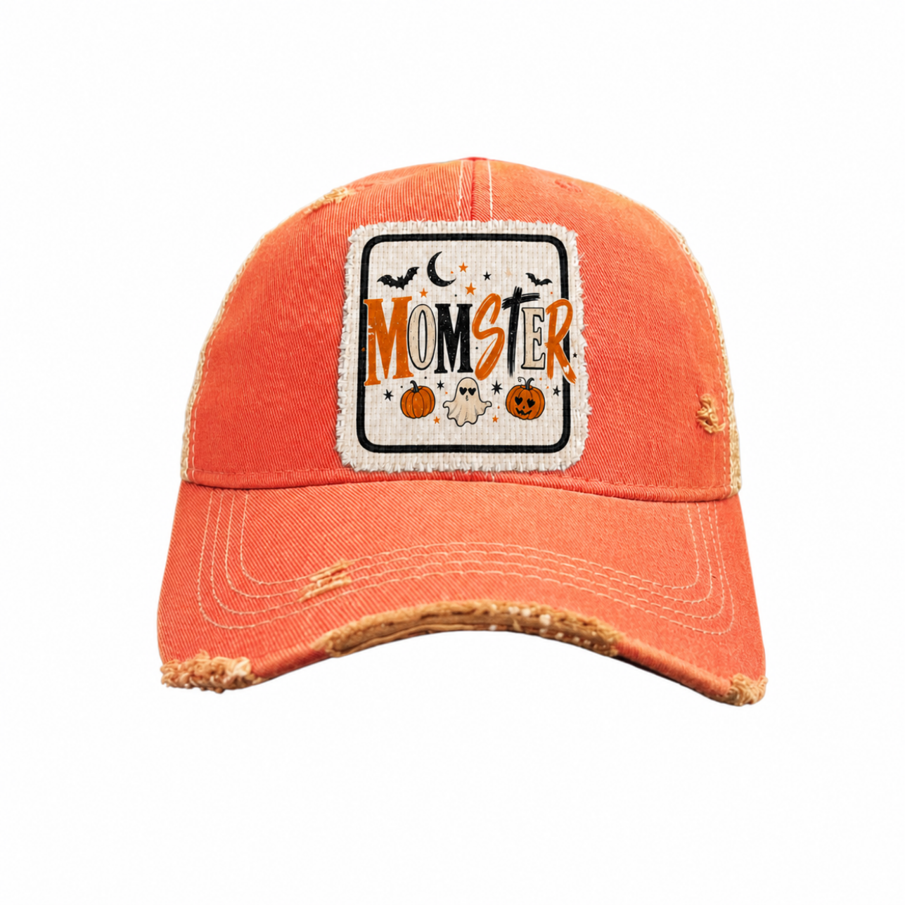 MOMSTER Halloween Patch Trucker Hats - Lots of colors