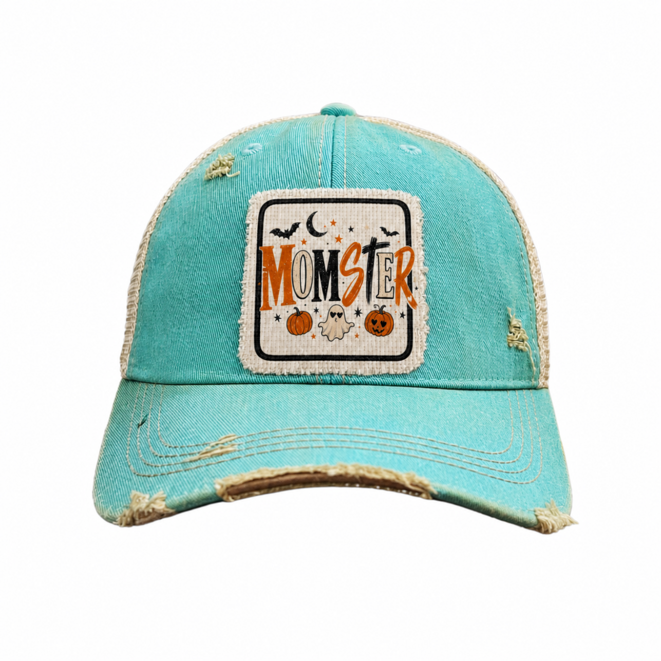 MOMSTER Halloween Patch Trucker Hats - Lots of colors