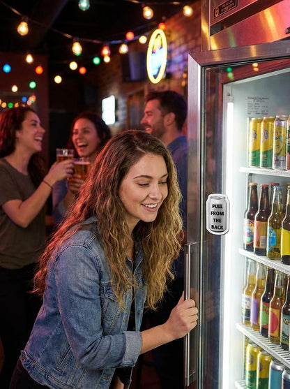 Ultra-Thin Cooler Magnets for Bars, Restaurants & Taverns – 8-Pack CANS