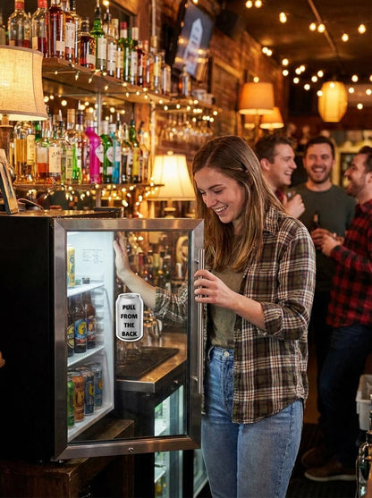 Ultra-Thin Cooler Magnets for Bars, Restaurants & Taverns – 8-Pack CANS