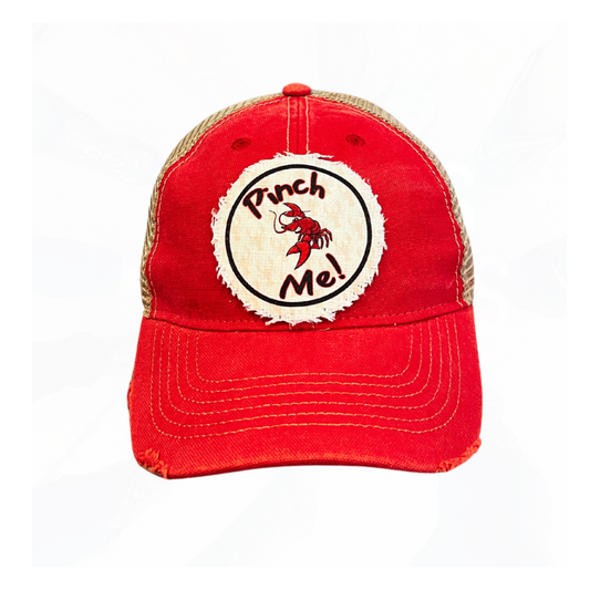 PINCH ME Crawfish Season Trucker Hats - Many Colors