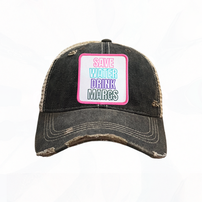 SAVE WATER DRINK MARGS Trucker HAT