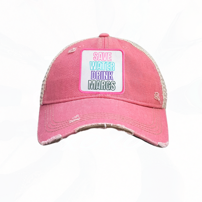 SAVE WATER DRINK MARGS Trucker HAT
