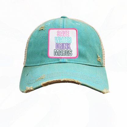 SAVE WATER DRINK MARGS Trucker HAT
