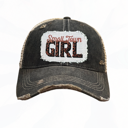 Small Town Girl Leopard Trucker Hat - 3 Colors