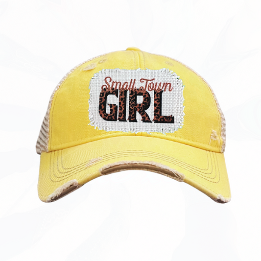 Small Town Girl Leopard Trucker Hat - 3 Colors