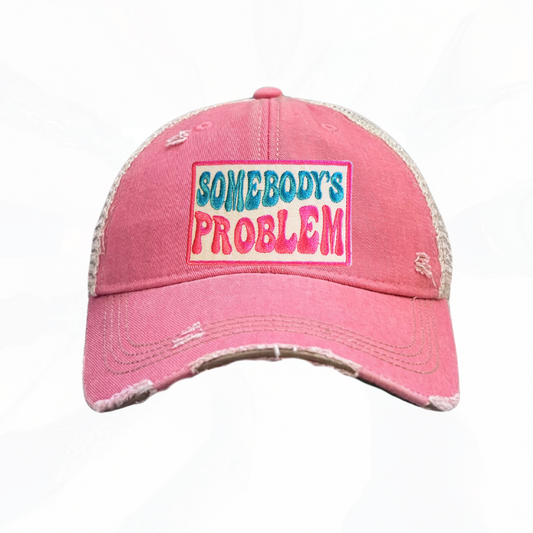 SOMEBODY'S PROBLEM Patch Trucker Hat - 5 Colors