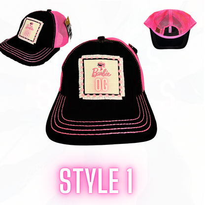 BARBIE OG Trucker Hat - CC or Distressed So Cute!