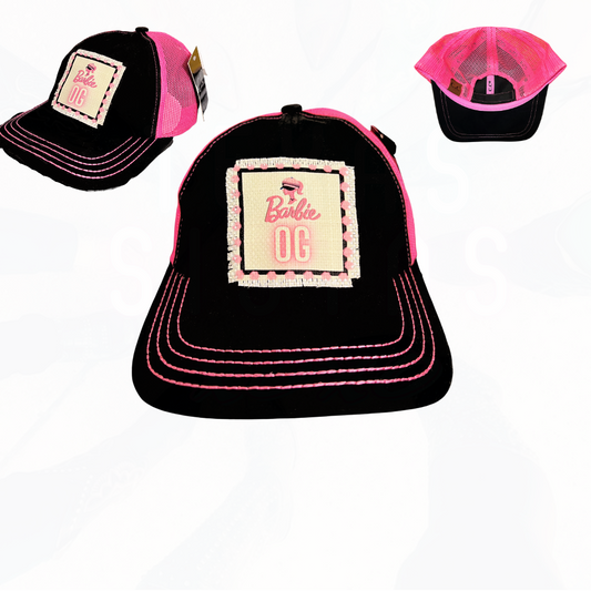 BARBIE OG Trucker Hat - CC or Distressed So Cute!