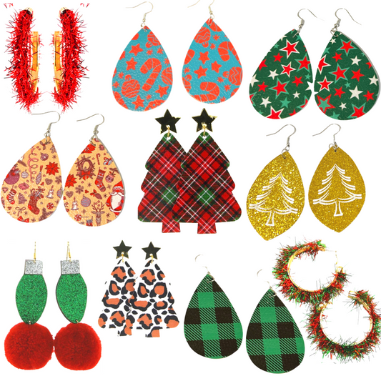 CHRISTMAS Earrings Collection - Many Styles