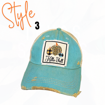 Fall Favorite Trucker Patch Hats 2 - 4 Styles