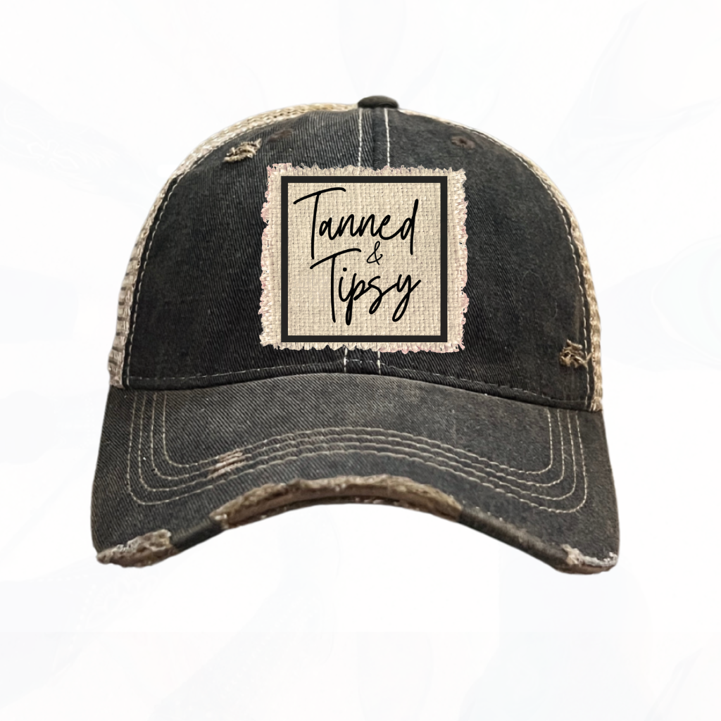 Tanned & Tipsy Trucker Hat - Lot's of Colors